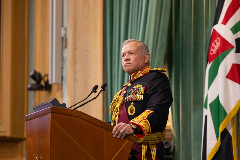 King Abdullah II’s inauguration of the 20th Parliament’s second ordinary session, October 26, 2025 Photo: RHC flickr