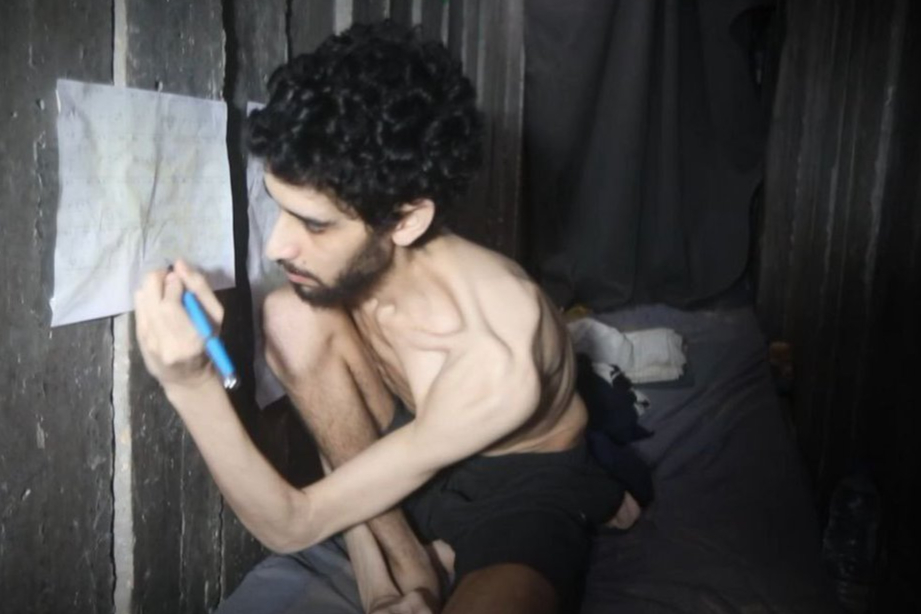 Evyatar David, 24, was kidnapped by Palestinian Hamas. 2 August 2025. Photo: Israel Foreign Ministry X