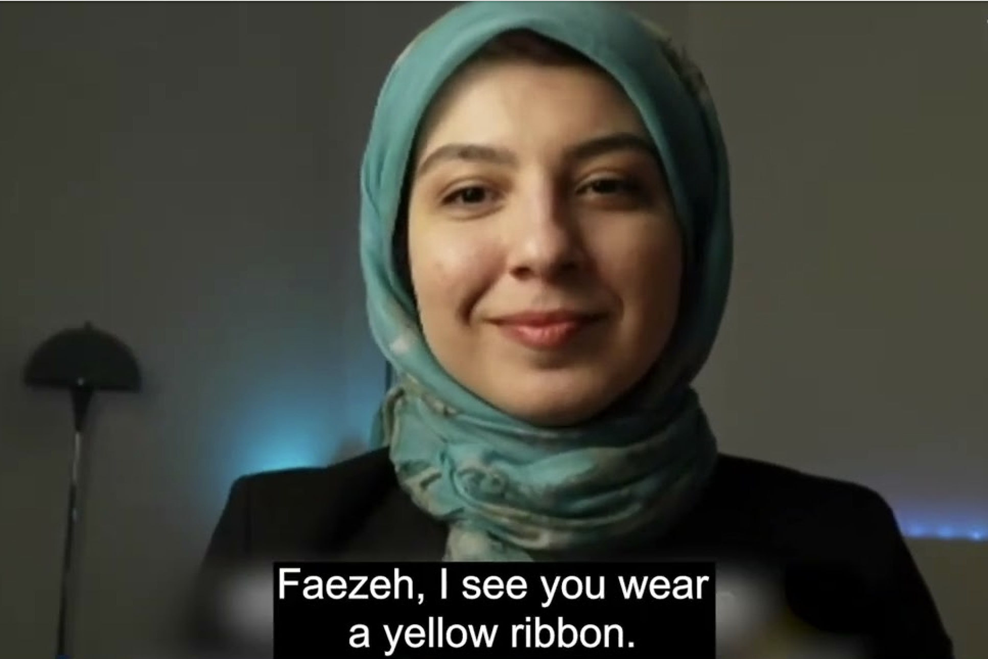Faezeh Alavi (Photo: Screenshot from KAN 11 video)